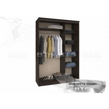 "Сакура" шкаф-купе 1,5м